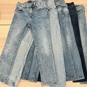 Bundle of boys jeans size 8. GAP, LEVIS, LAZER, CAT & JACK.